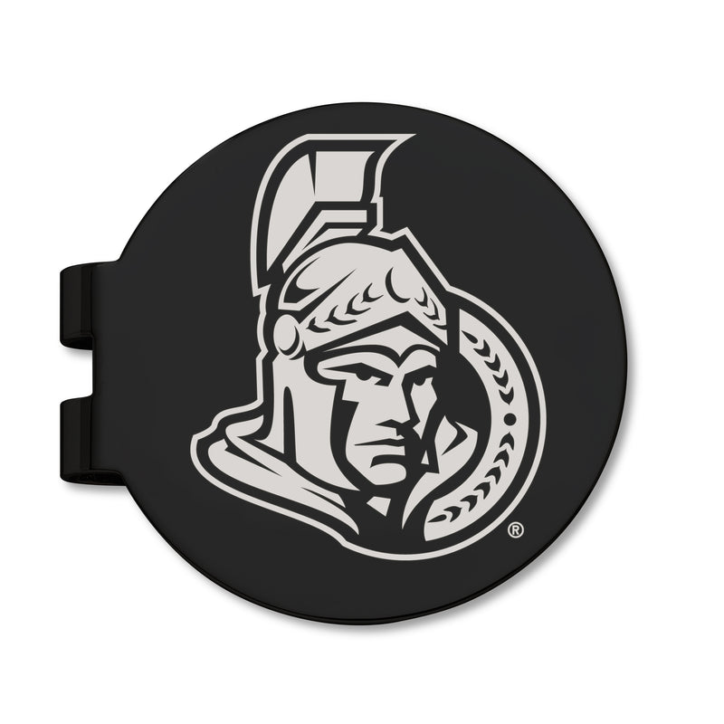 Stainless Steel Ottawa Senators Black Prevail Engraved Money Clip