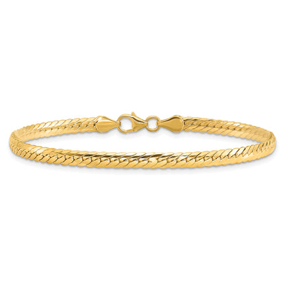 7.5 Inch 14K Polished 7In Fancy Link Bracelet