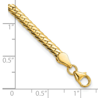 7.5 Inch 14K Polished 7In Fancy Link Bracelet
