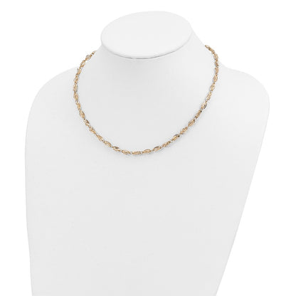 14K Yellow Gold Fancy Link Necklace