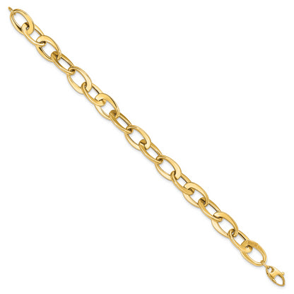 8 Inch 14K Polished Fancy Link Bracelet
