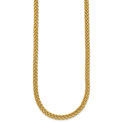 14K Yellow Gold Polished Fancy Link Necklace