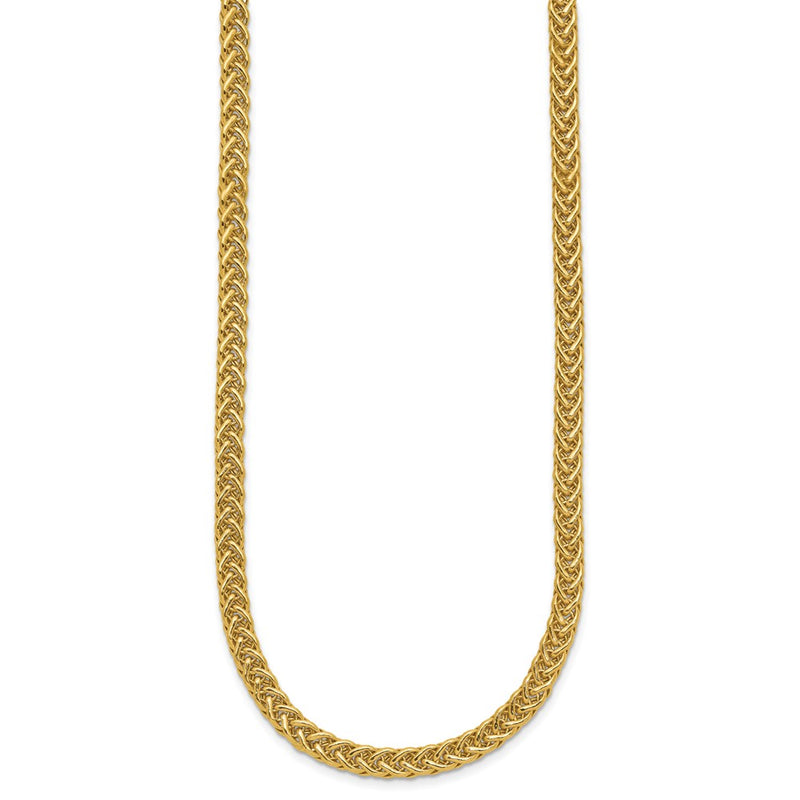 14K Yellow Gold Polished Fancy Link Necklace