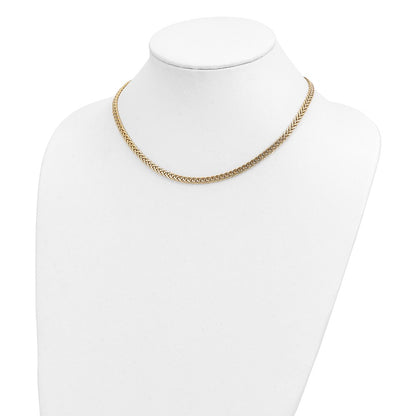 14K Yellow Gold Polished Fancy Link Necklace
