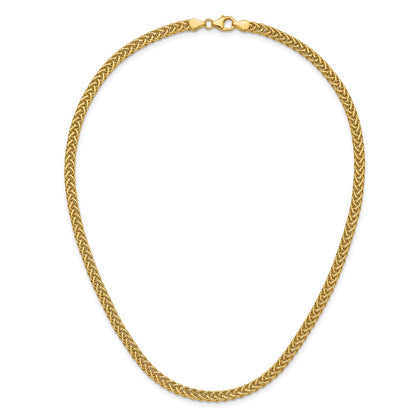 14K Yellow Gold Polished Fancy Link Necklace