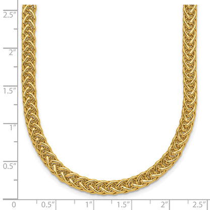 14K Yellow Gold Polished Fancy Link Necklace