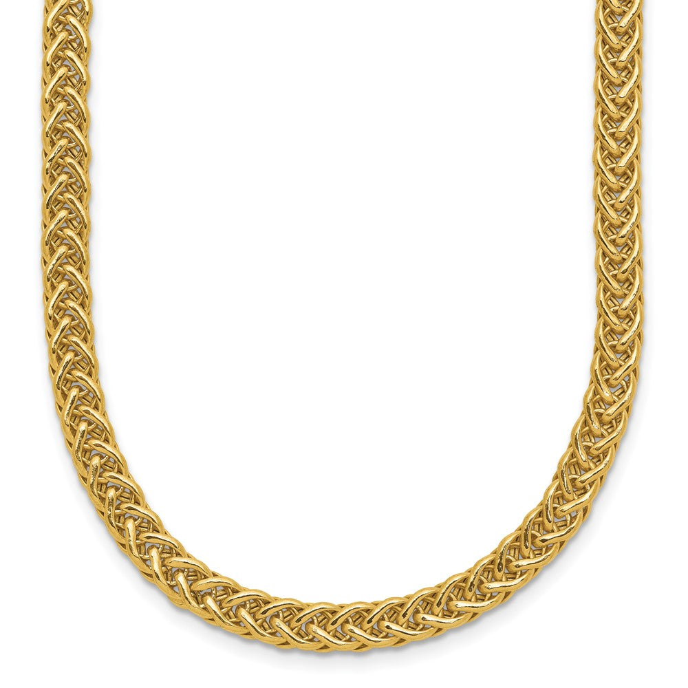 14K Yellow Gold Polished Fancy Link Necklace