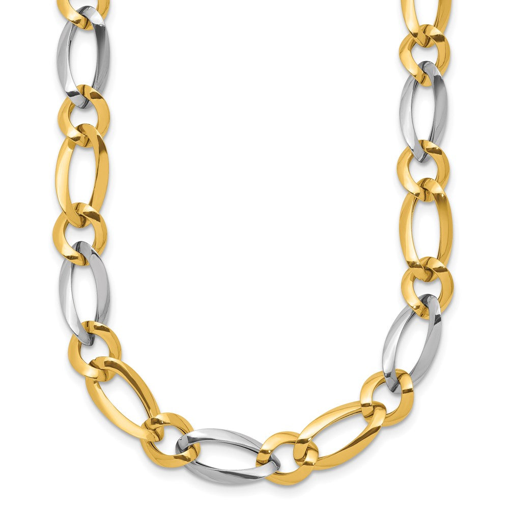 14K Two-Tone Polished Necklace