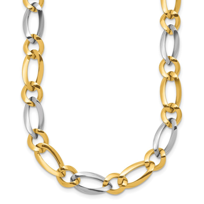 14K Two-Tone Polished Necklace