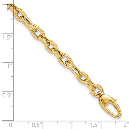 7.5 Inch 14K 7.5In Polished Fancy Link Bracelet