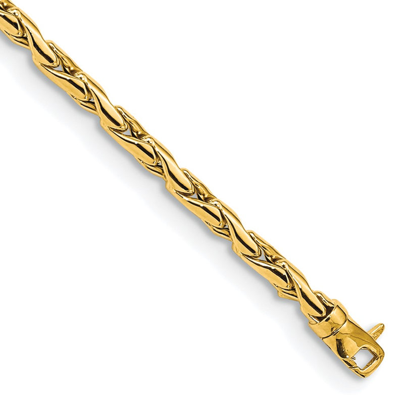 7.5 Inch 14K 3.25mm Polished Fancy Link Bracelet