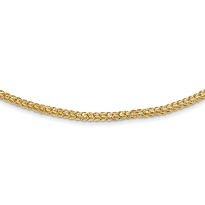 14K Yellow Gold Polished Fancy Link Necklace