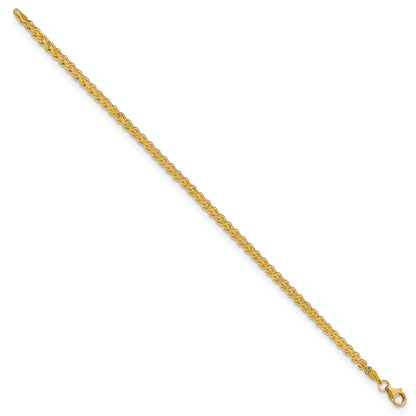 7.5 Inch 14K Polished Fancy Link Bracelet