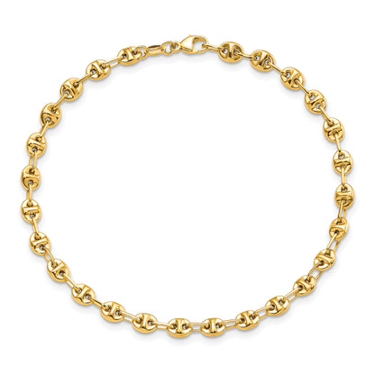 7.5 Inch 14K Polished Fancy Link Bracelet