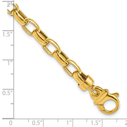 7.5 Inch 14K 7.5In 6.25mm Polished Fancy Link Bracelet