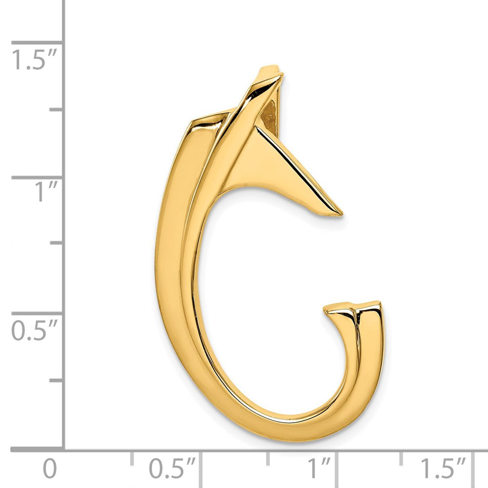 14K Yellow Gold Fits Up To 6mm Omega, 8mm Omega Slide