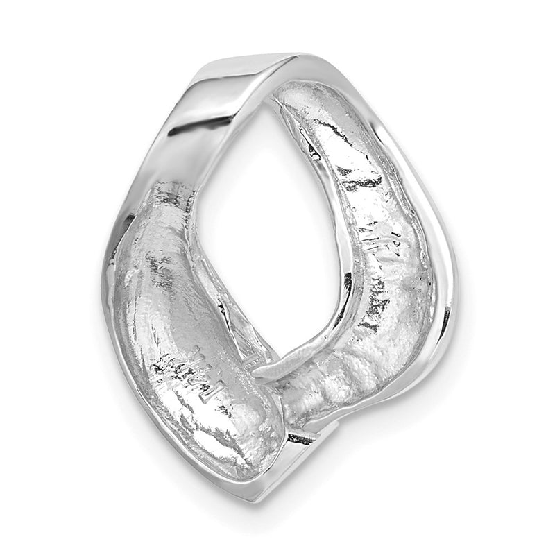14K White Gold Slide