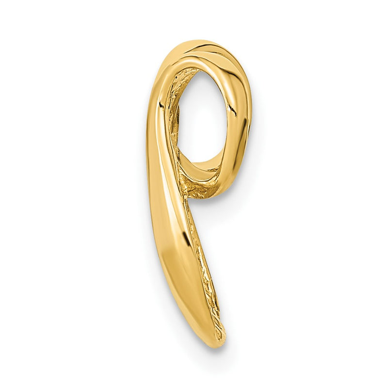 14K Yellow Gold Fits Up To 2mm Regular/4mm Fancy Omega Slide