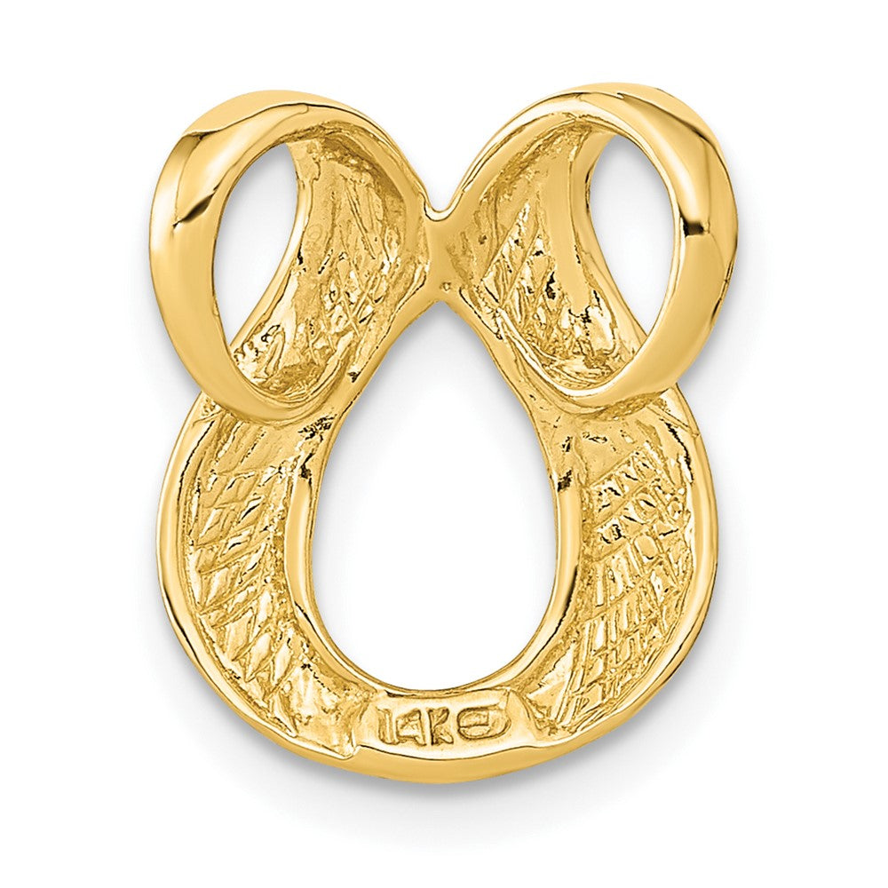 14K Yellow Gold Fits Up To 2mm Regular/4mm Fancy Omega Slide
