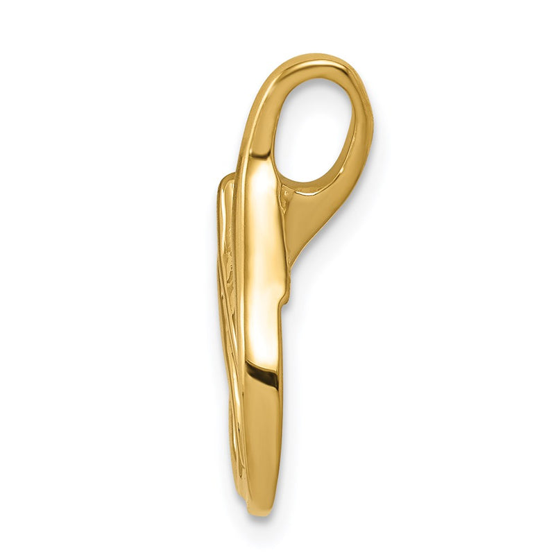 14K Yellow Gold Fits Up To 2mm Regular, 4mm Fancy Reversible Omega Slide