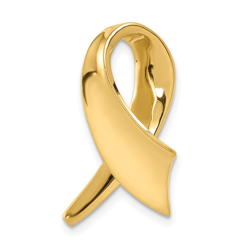 14K Yellow Gold Fits Up To 6mm Regular 10mm Fancy/Reversible Omega Slide