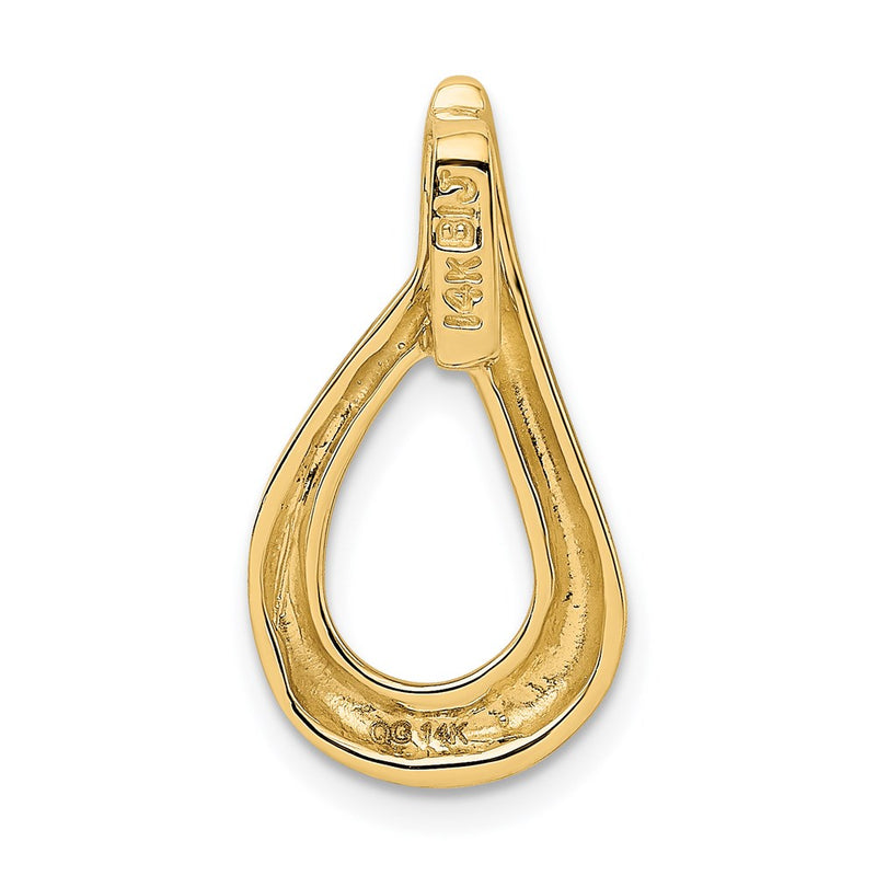 14K Yellow Gold Omega Slide