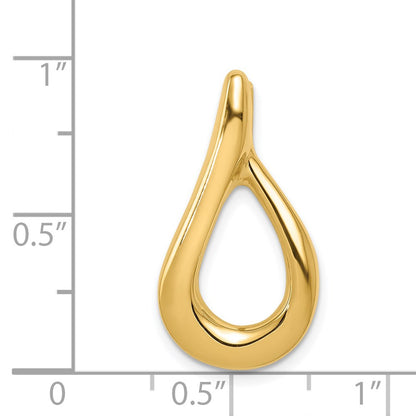 14K Yellow Gold Omega Slide