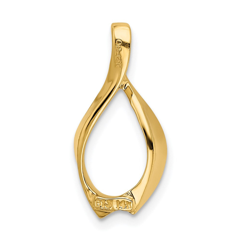 14K Yellow Gold Fits Up To 2mm Omega, 4mm Reversible, Omega Slide