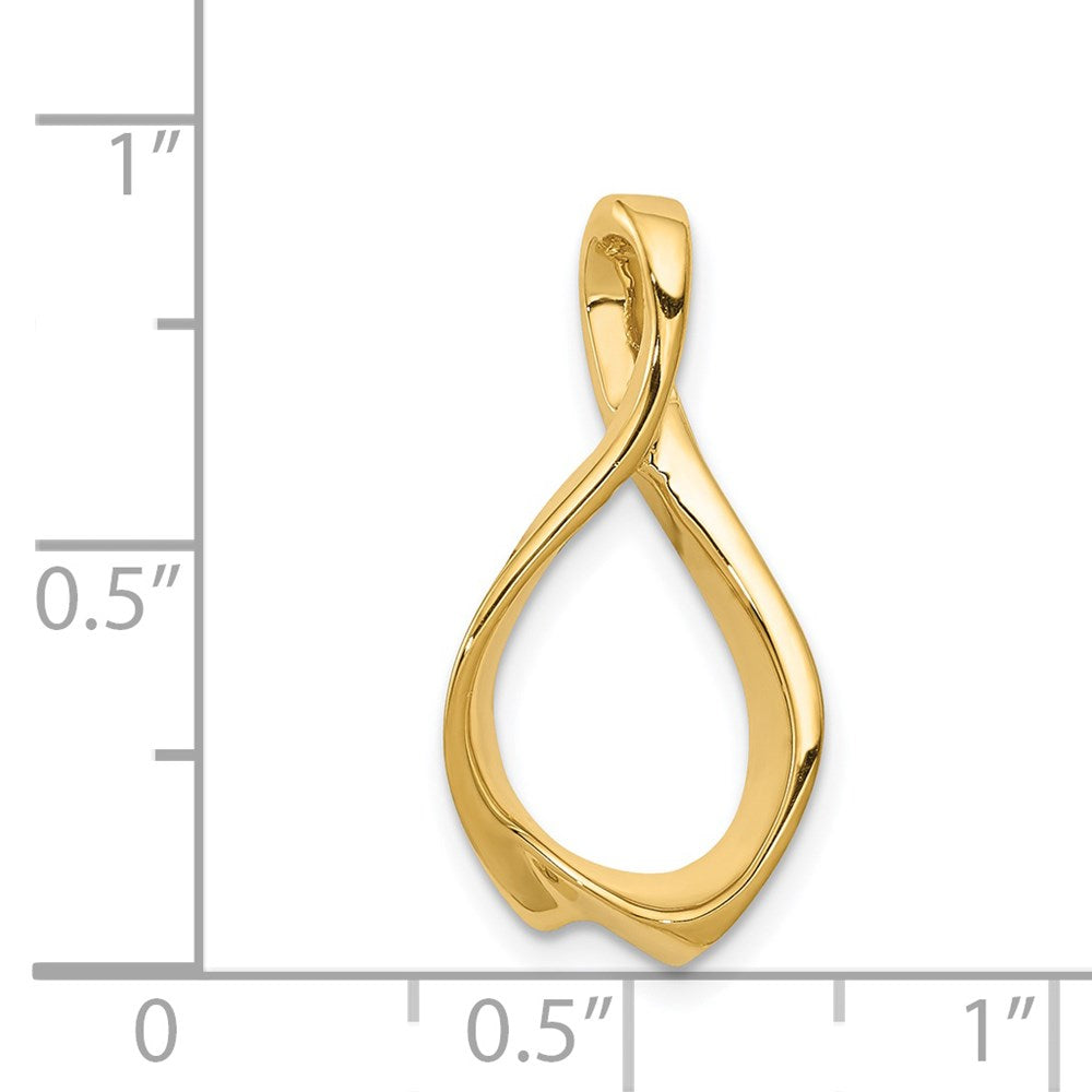 14K Yellow Gold Fits Up To 2mm Omega, 4mm Reversible, Omega Slide