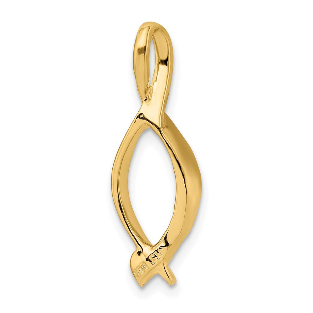 14K Yellow Gold Omega Slide