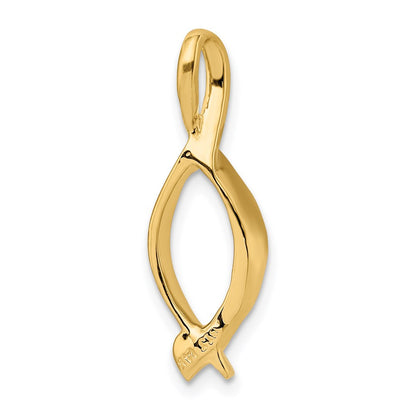 14K Yellow Gold Omega Slide
