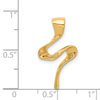 14K Yellow Gold Omega Slide