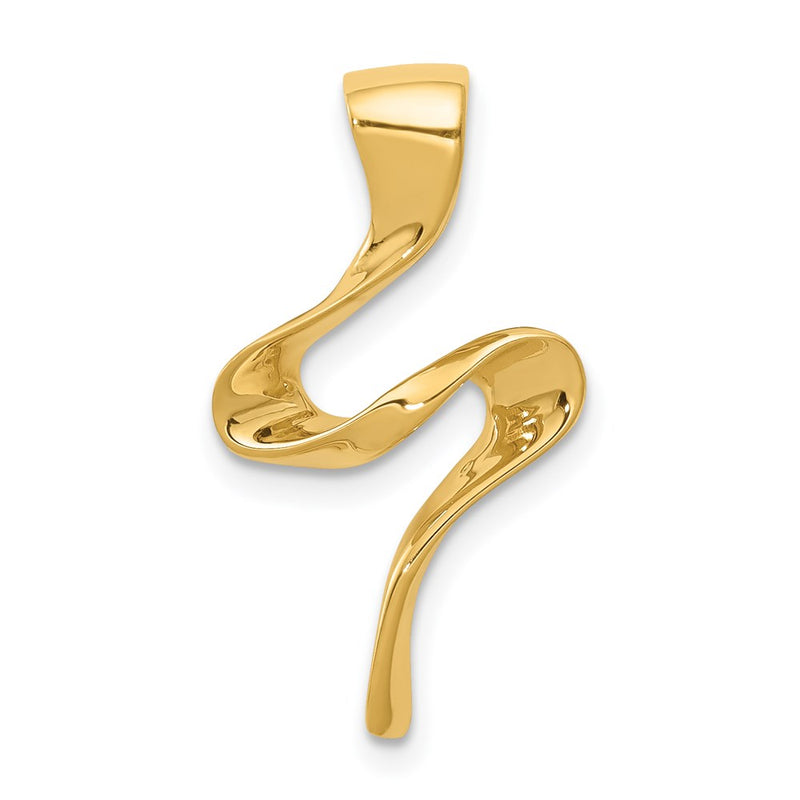 14K Yellow Gold Omega Slide