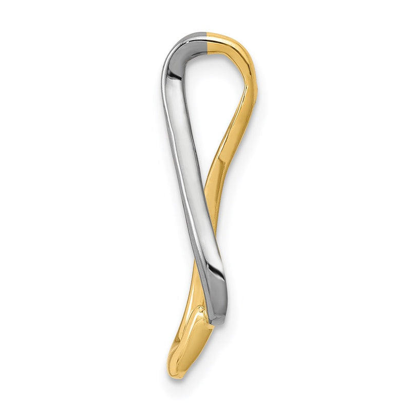 14K Two-Tone Slide