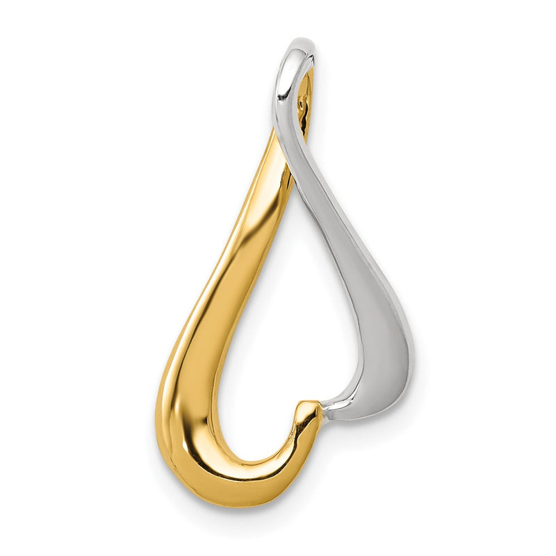 14K Two-Tone Slide