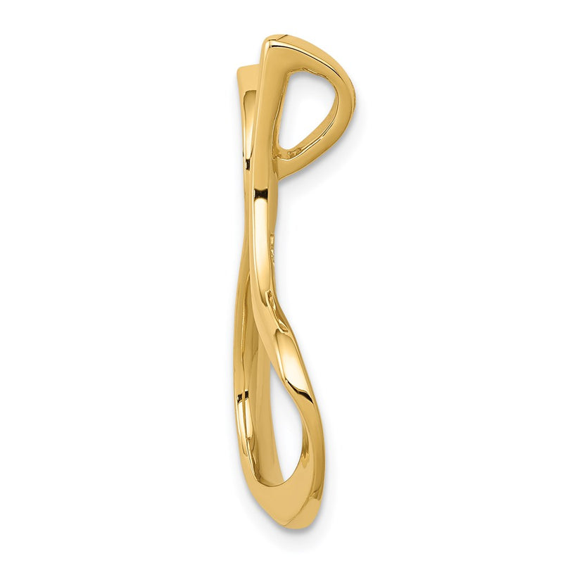 14K Yellow Gold Polished Slide