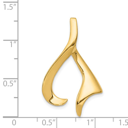14K Yellow Gold Slide