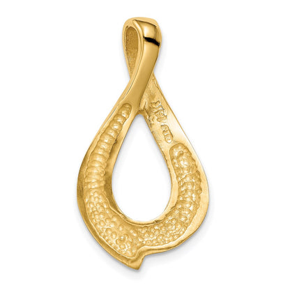 14K Yellow Gold Fancy Slide