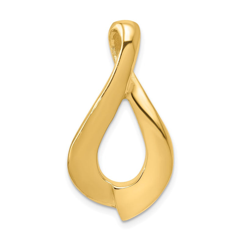 14K Yellow Gold Fancy Slide