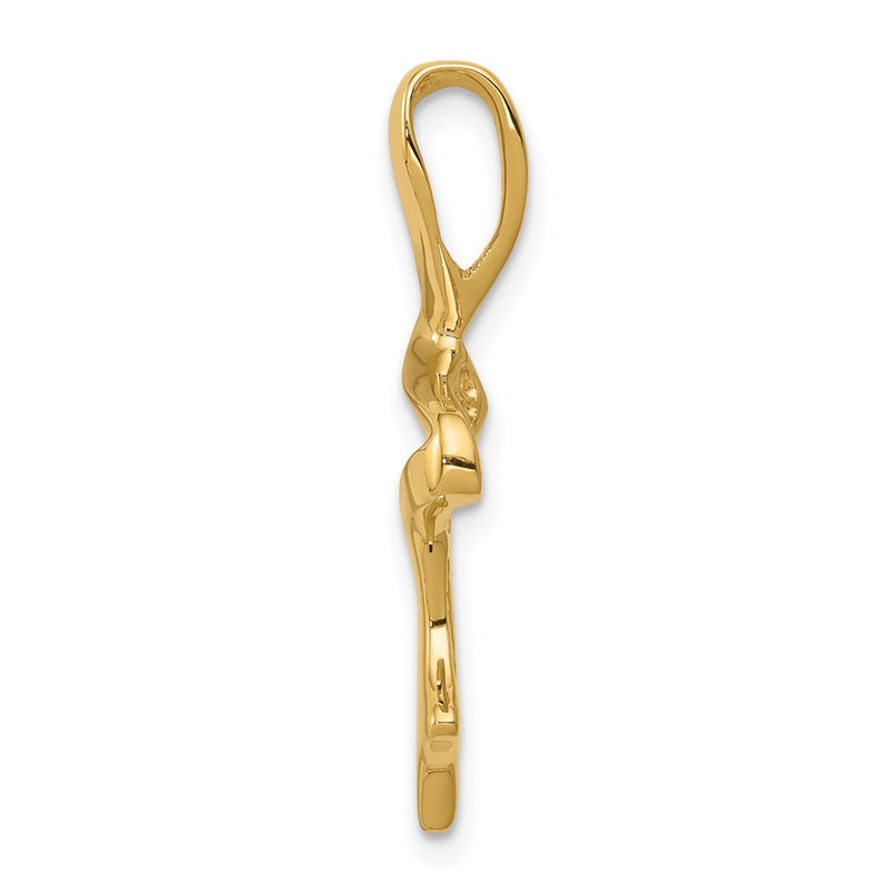 14K Yellow Gold Slide