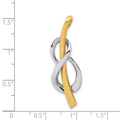 14K Two-Tone Slide