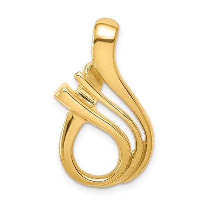 14K Yellow Gold Fits Up To 5mm Omega, 6mm Reversible, Omega Slide