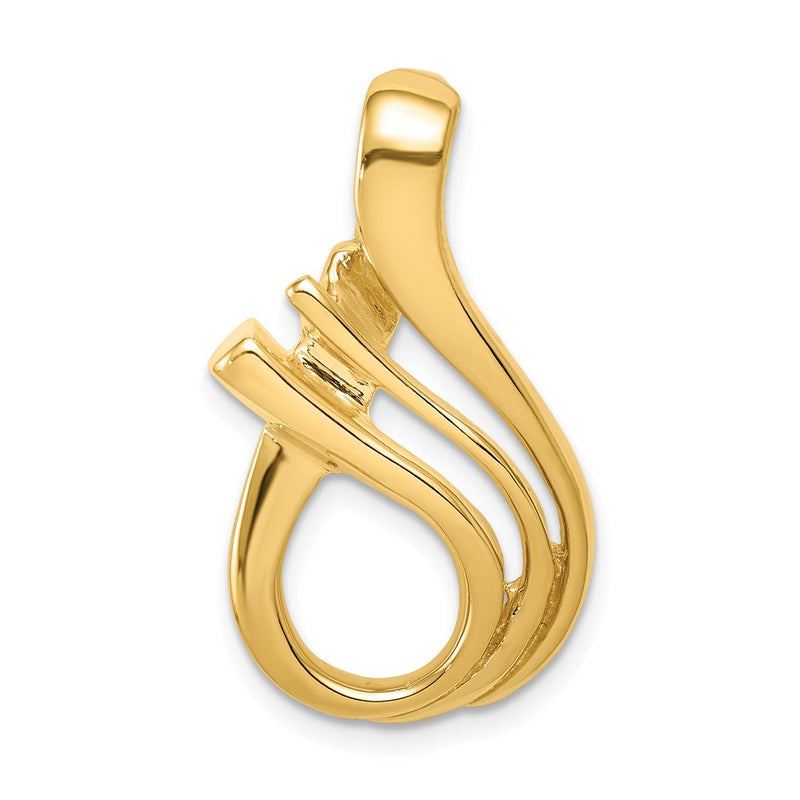 14K Yellow Gold Fits Up To 5mm Omega, 6mm Reversible, Omega Slide
