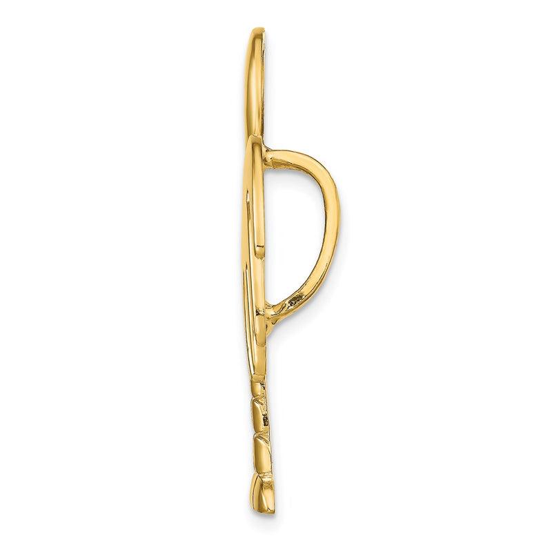 14K Yellow Gold Charleston Palmetto W/Moon Slide