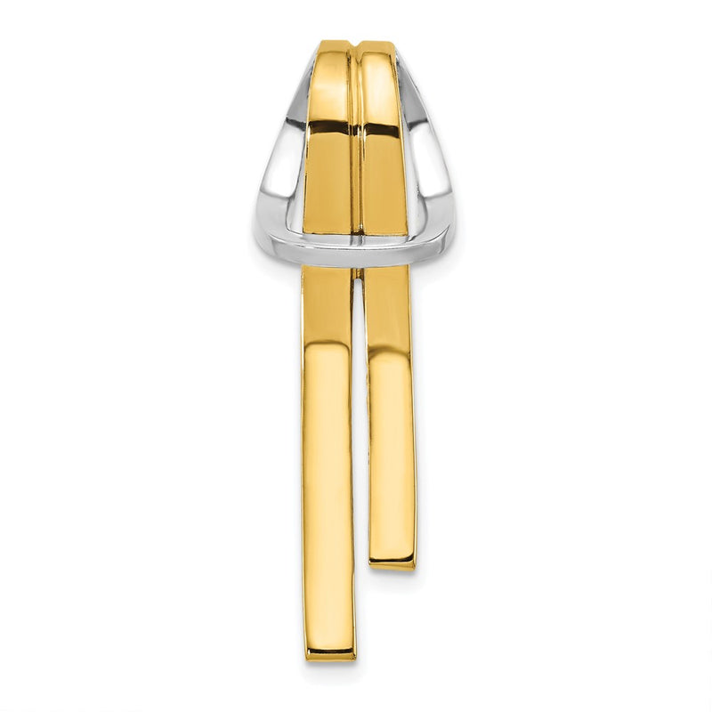 14K Two-Tone Knot Slide