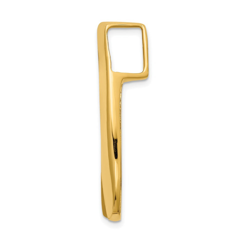 14K Yellow Gold Fits Up To 6mm Regular, 8mm Fancy, Omega Slide
