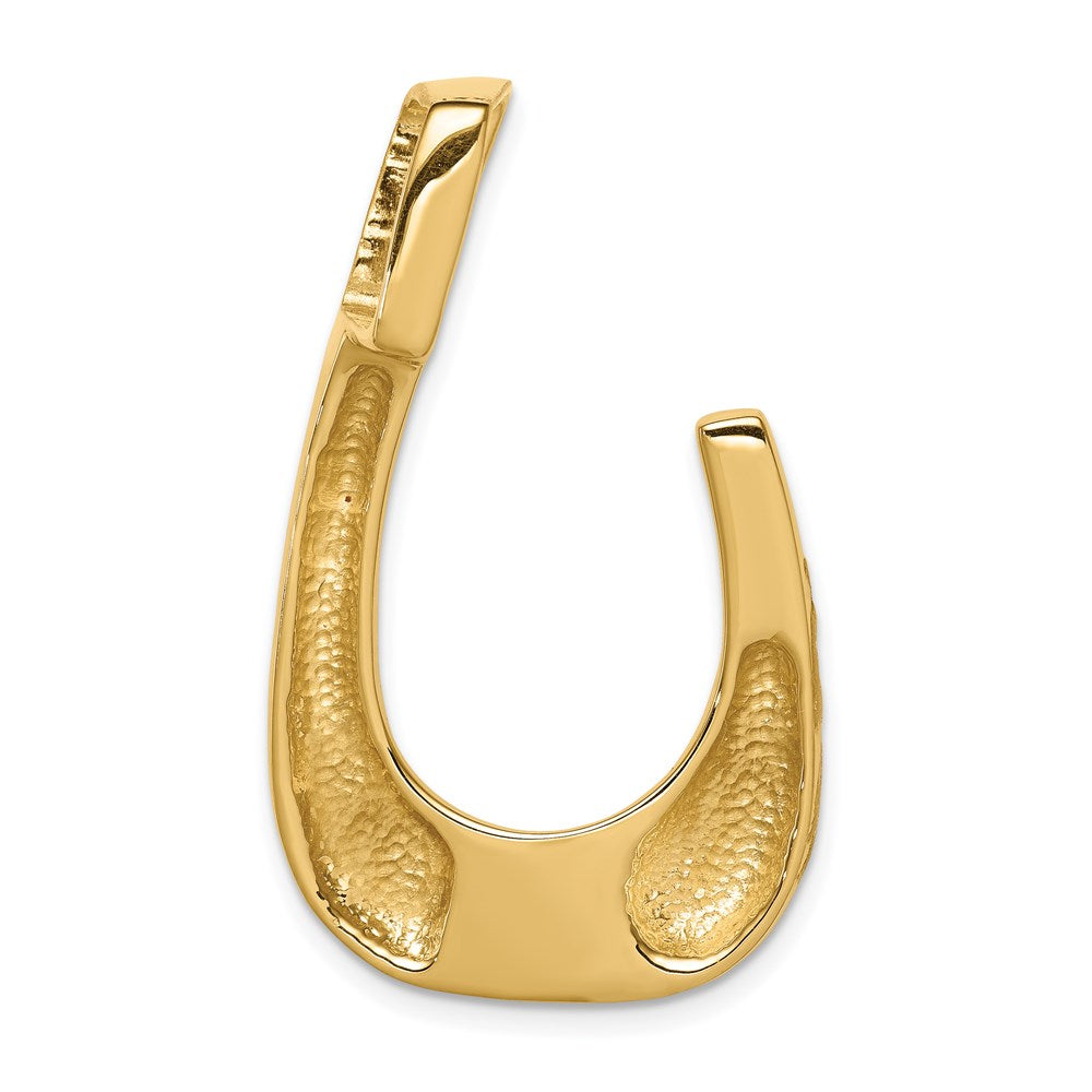 14K Yellow Gold Fits Up To 6mm Regular, 8mm Fancy, Omega Slide