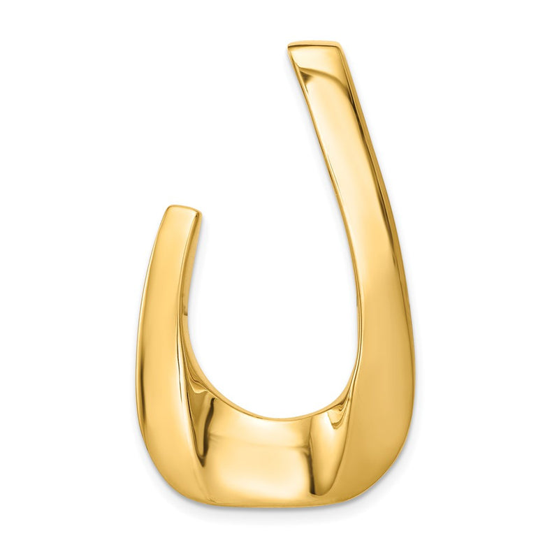 14K Yellow Gold Fits Up To 6mm Regular, 8mm Fancy, Omega Slide