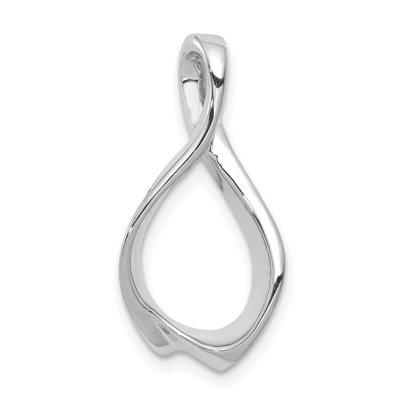 14K White Gold Fits Up To 2mm Omega/ 4mm Reversible Omega Slide