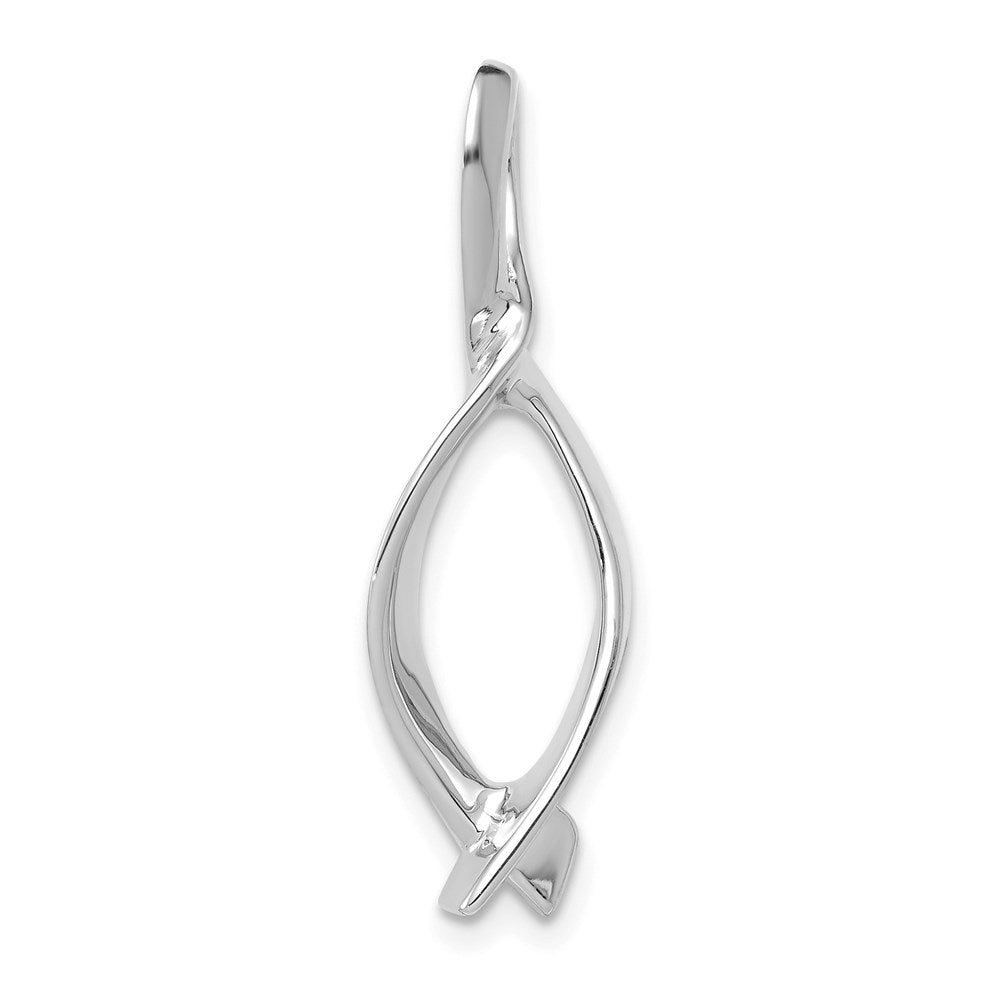 14k White Gold 14k White Gold Omega Slide